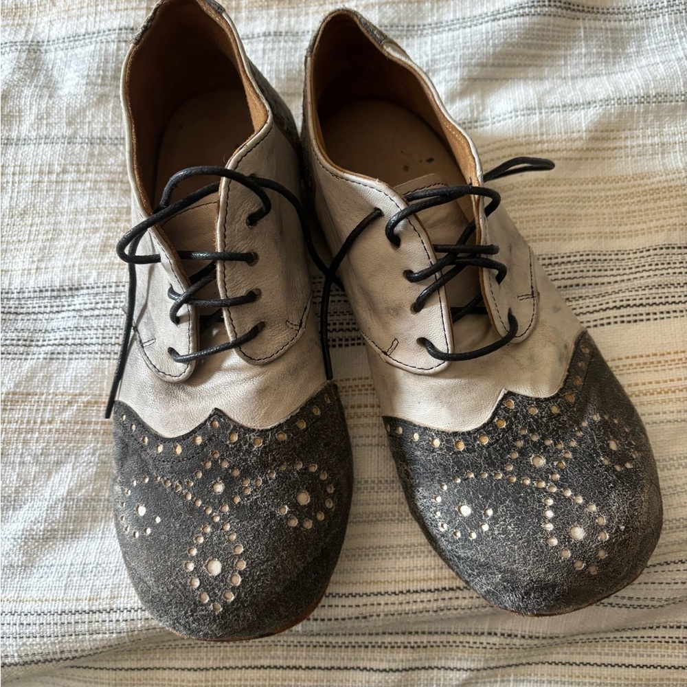 Magnolia Pearl Black and White Ankle Boots